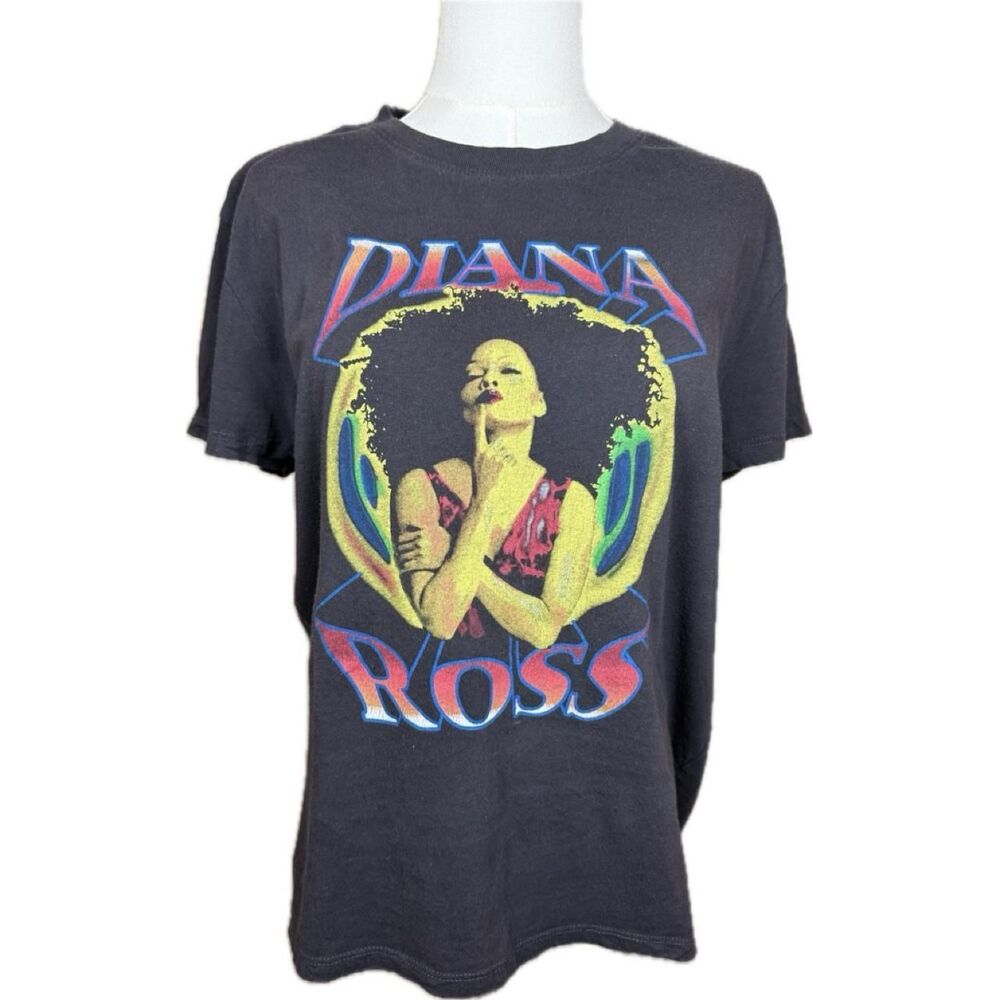 Diana Ross Authentic Apparel Vintage Graphic 70s Disco Shirt